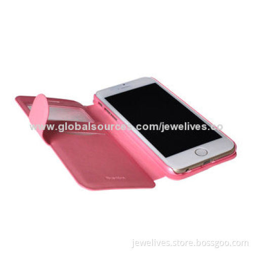 High-quality Genuine Leather Case for iPhone 6 Plus, with Card HolderNew